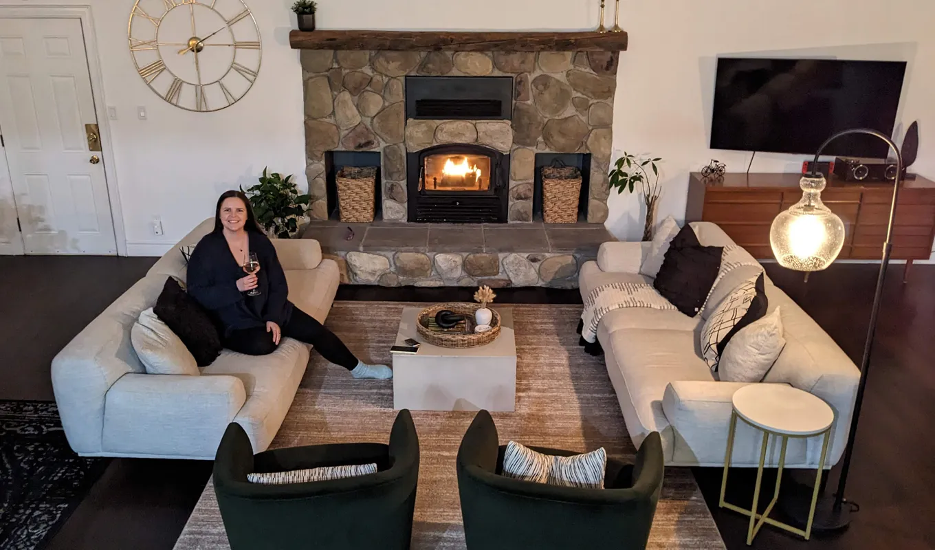 The airbnb in the county